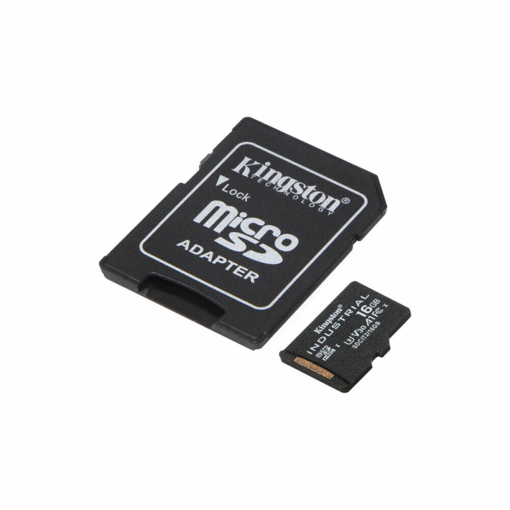 Scheda Di Memoria Micro SD con Adattatore Kingston Industrial 16GB 16 GB