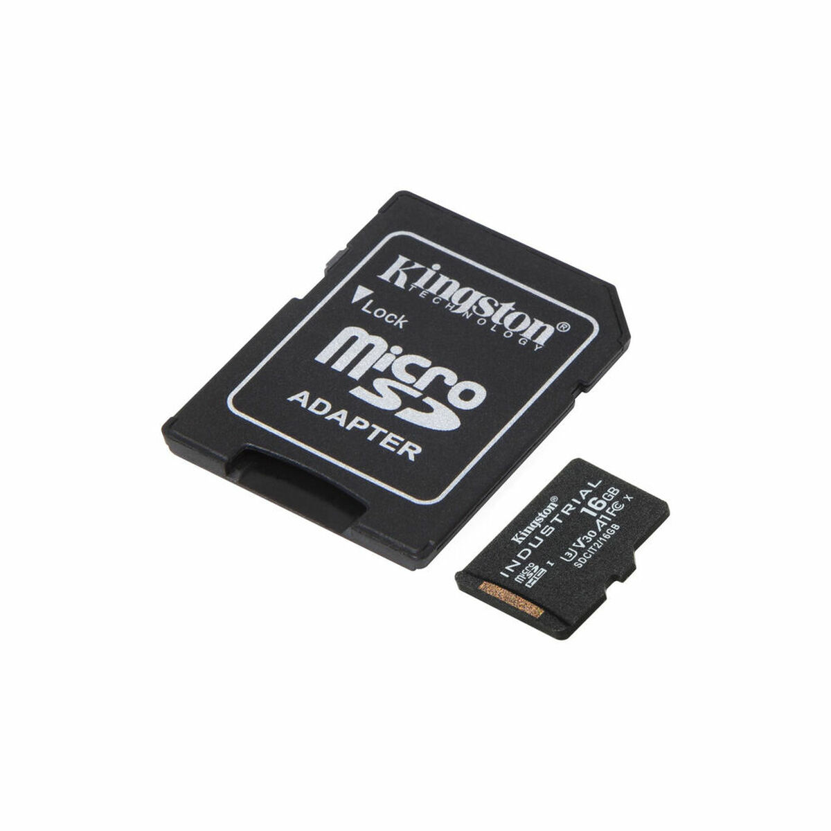 Scheda Di Memoria Micro SD con Adattatore Kingston Industrial 16GB 16 GB