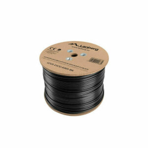Cavo di Rete Rigido UTP Categoria 5e Lanberg LCU5-21CU-0305-BK Nero 305 m