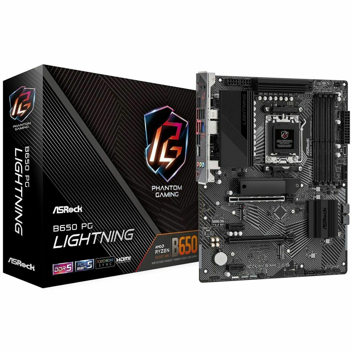 Scheda Madre ASRock B650 PG Lightning AMD AM5