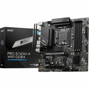 Scheda Madre MSI PRO B760M-A WIFI DDR4 Intel B760 LGA 1700
