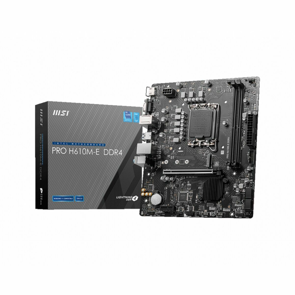 Scheda Madre MSI PRO H610M-E DDR4 LGA 1700 H610 INTEL H610 DDR4 mATX