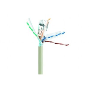 Cavo di Rete Rigido UTP Categoria 6 GEMBIRD FPC-6004-SOL Grigio 305 m 100 m