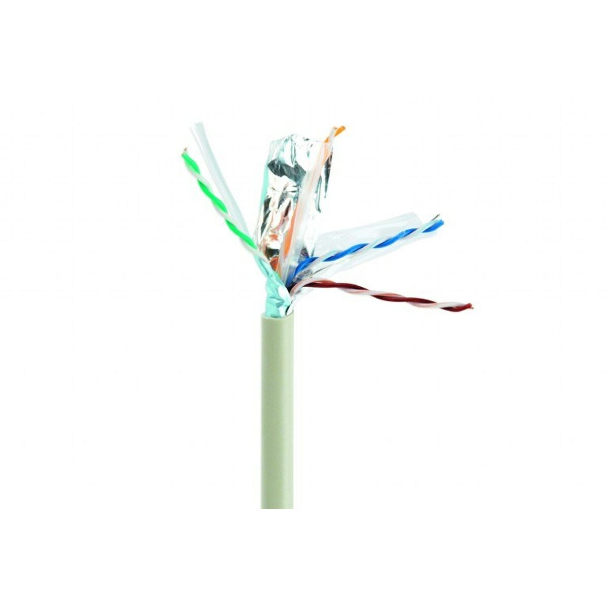 Cavo di Rete Rigido UTP Categoria 6 GEMBIRD FPC-6004-SOL Grigio 305 m 100 m