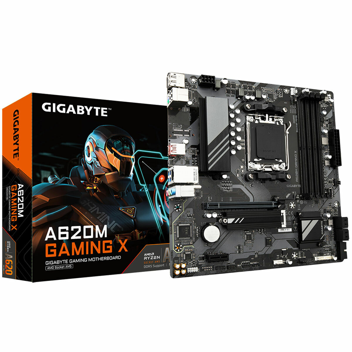 Scheda Madre Gigabyte A620M GAMING X AMD AM5 AMD A620