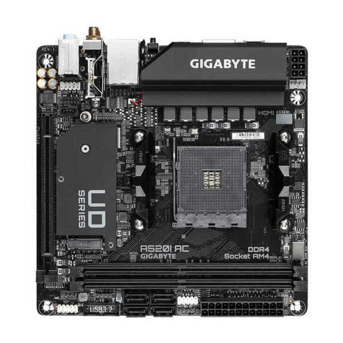 Scheda Madre Gigabyte A520I AC   AM4     AMD A520 AMD AMD AM4