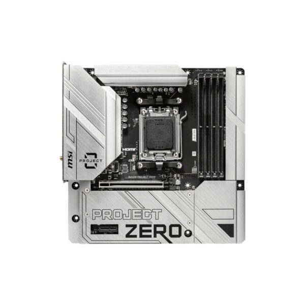 Scheda Madre MSI B650M PROJECT ZERO Intel Wi-Fi 6 AMD B650 AMD AM5