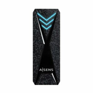 Involucro per Hard Disk Aisens ASM2-RGB013B Nero