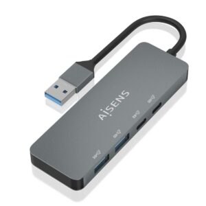 Hub USB Aisens A106-0696 Grigio (1 Unità)
