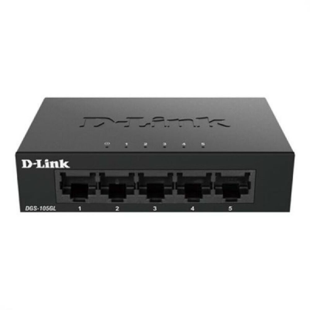 Router da Tavolo D-Link DGS-105GL/E Nero