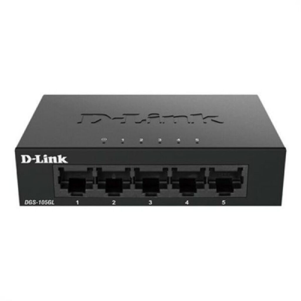 Router da Tavolo D-Link DGS-105GL/E Nero