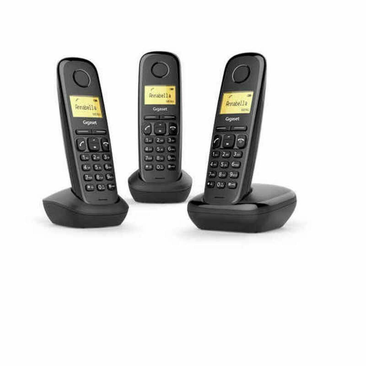 Telefono Senza Fili Gigaset A170 Trio 1,5" Nero
