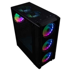 Case computer desktop ATX Hiditec V30 ARGB Nero