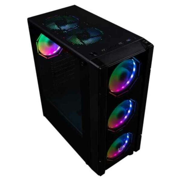 Case computer desktop ATX Hiditec V30 ARGB Nero