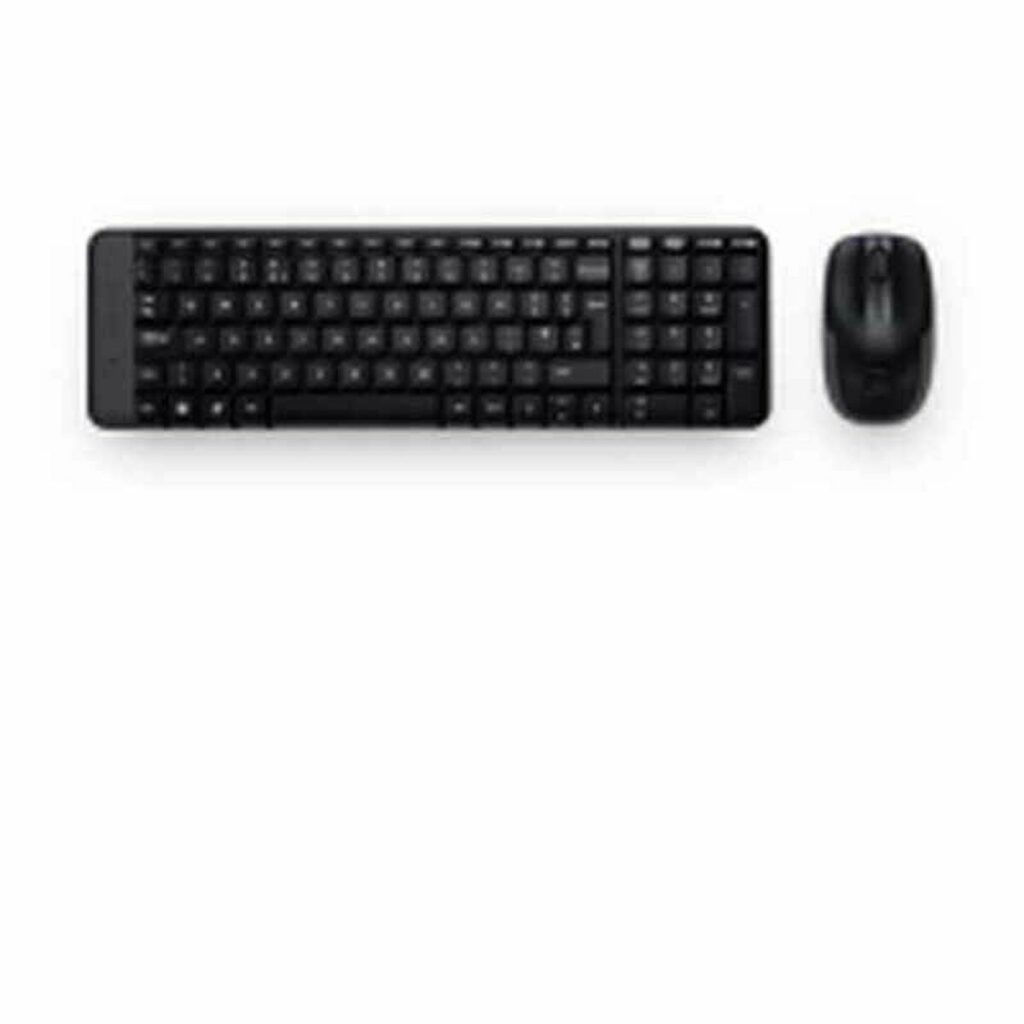 Tastiera e Mouse Wireless Logitech 920-003159 Nero Qwerty in Spagnolo
