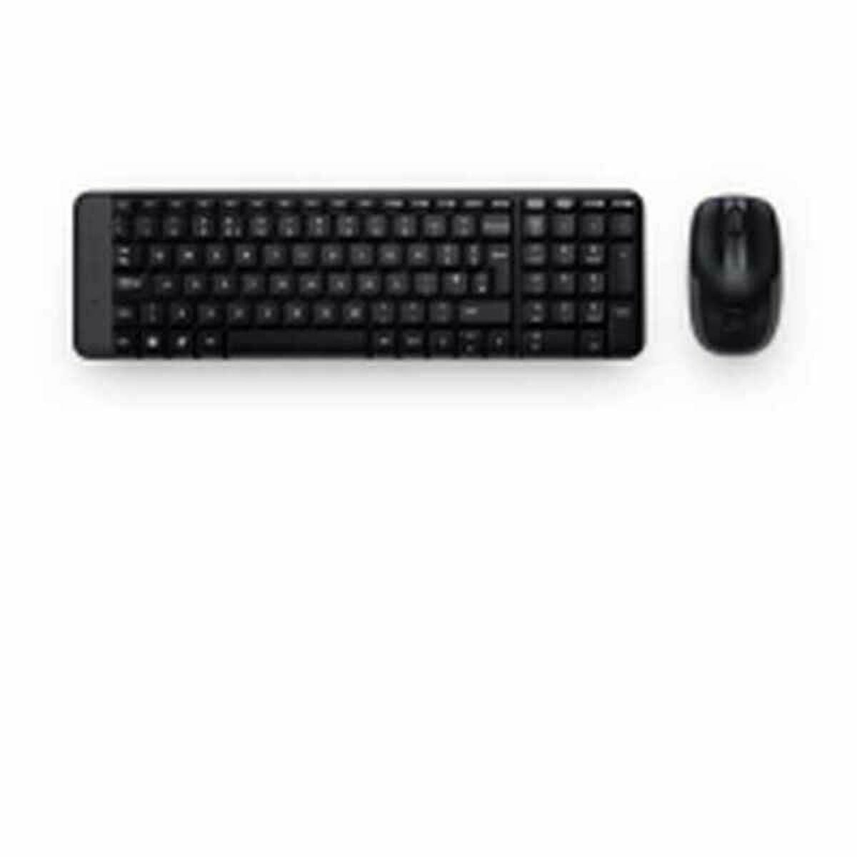 Tastiera e Mouse Wireless Logitech 920-003159 Nero Qwerty in Spagnolo