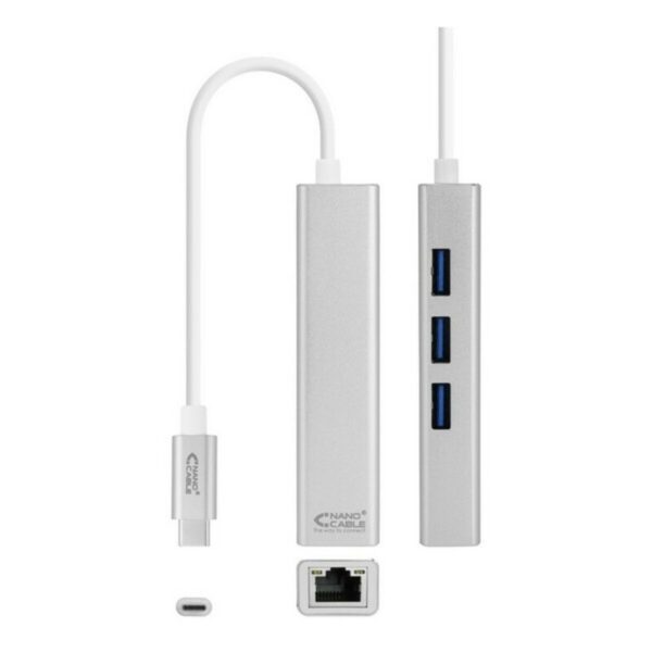 Adattatore di Rete USB 3.0 a Ethernet Gigabit NANOCABLE 10.03.0404