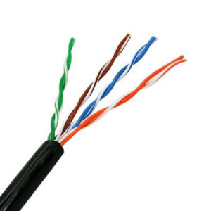 Cavo di Rete Rigido UTP Categoria 5e NANOCABLE 10.20.0304-EXT-BK 305 m Nero 305 m