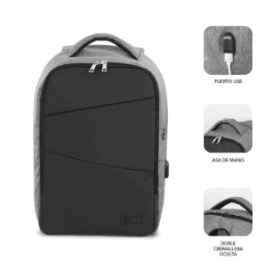 Zaino per Portatile Subblim SUBBP-3SA1100 Nero