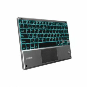 Tastiera Bluetooth con Supporto per Tablet Subblim SUB-KBT-SMBT51 Grigio Multicolore Qwerty in Spagnolo QWERTY