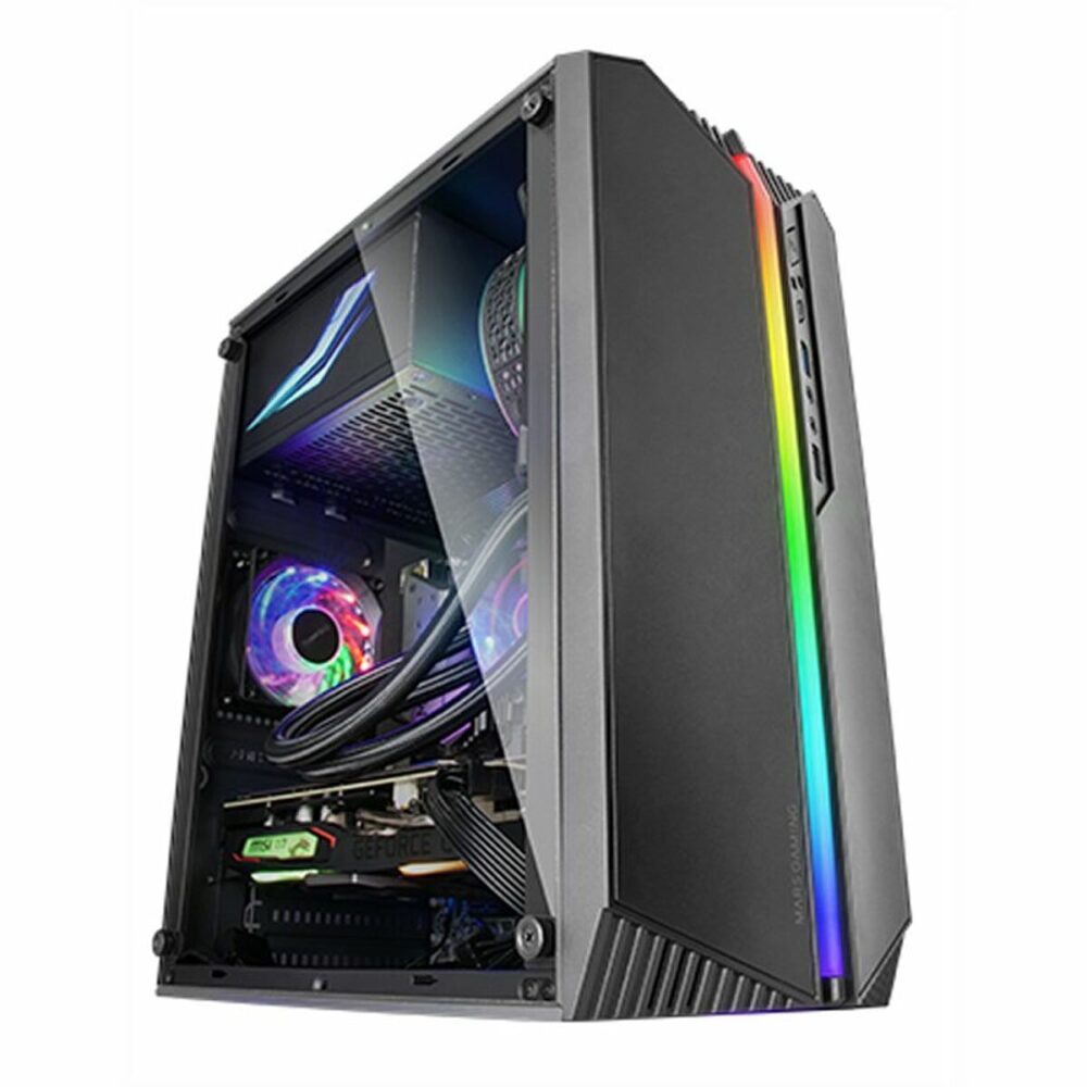 Case computer desktop ATX Mars Gaming MCS1 Nero