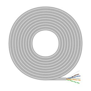 Cavo RJ45 Categoria 6 UTP Rigido Aisens A135-0750 Grigio 305 m