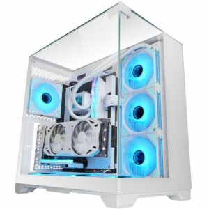 Cassa Minitorre Micro ATX / ITX Mars Gaming MCVISIONW Bianco