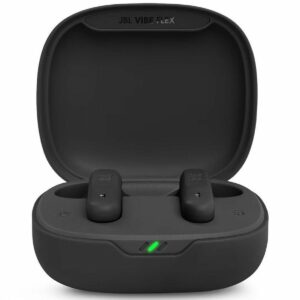 Auricolari Wireless con Custodia di Ricarica JBL Vibe Flex Nero