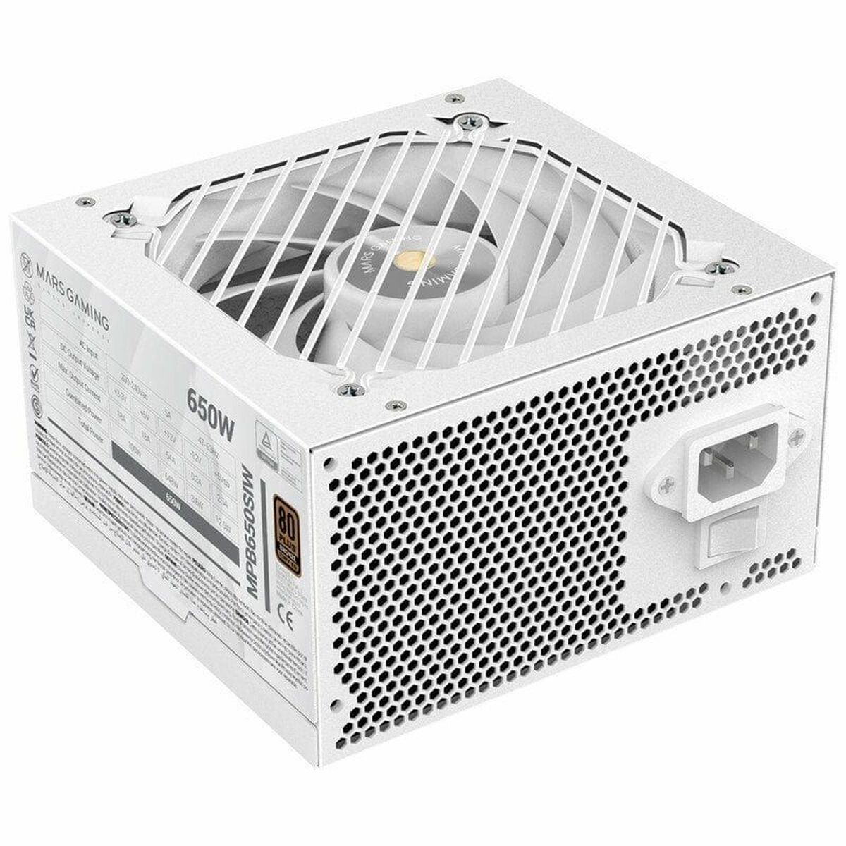 Fonte di Alimentazione Mars Gaming MPB650SIW ATX 650 W 80 Plus Bronze