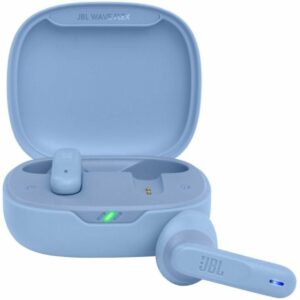 Auricolari Wireless con Custodia di Ricarica JBL Wave Flex Azzurro