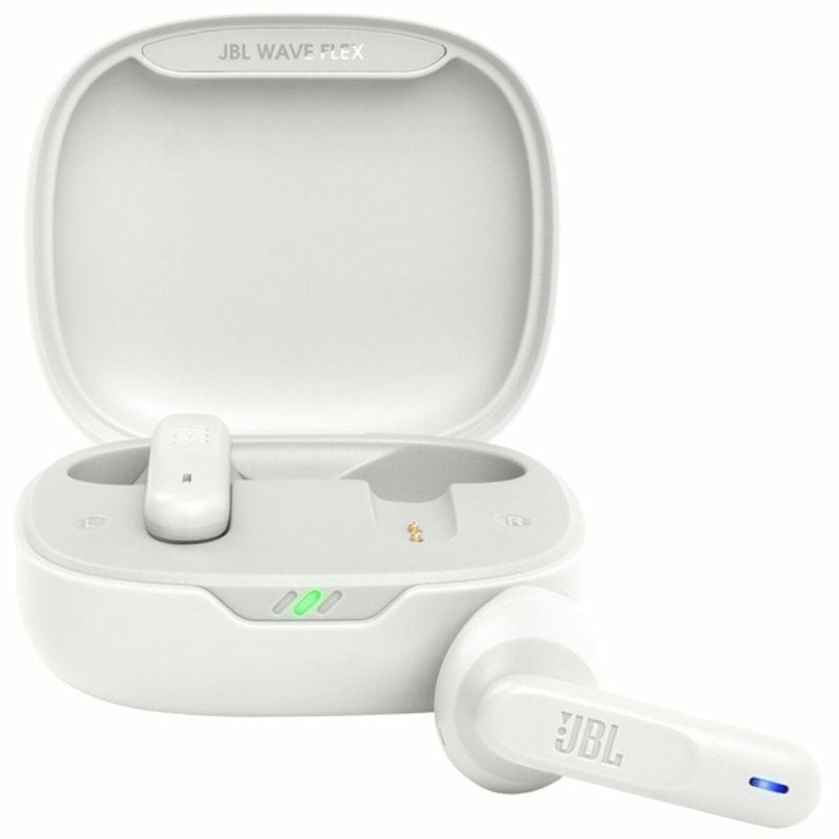 Auricolari Wireless con Custodia di Ricarica JBL Wave Flex Bianco