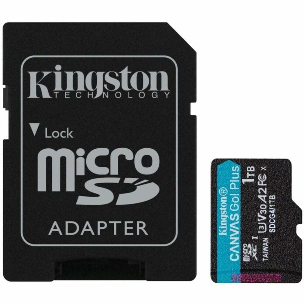 Scheda Di Memoria Micro SD con Adattatore Kingston CANVAS Go! Plus 1 TB