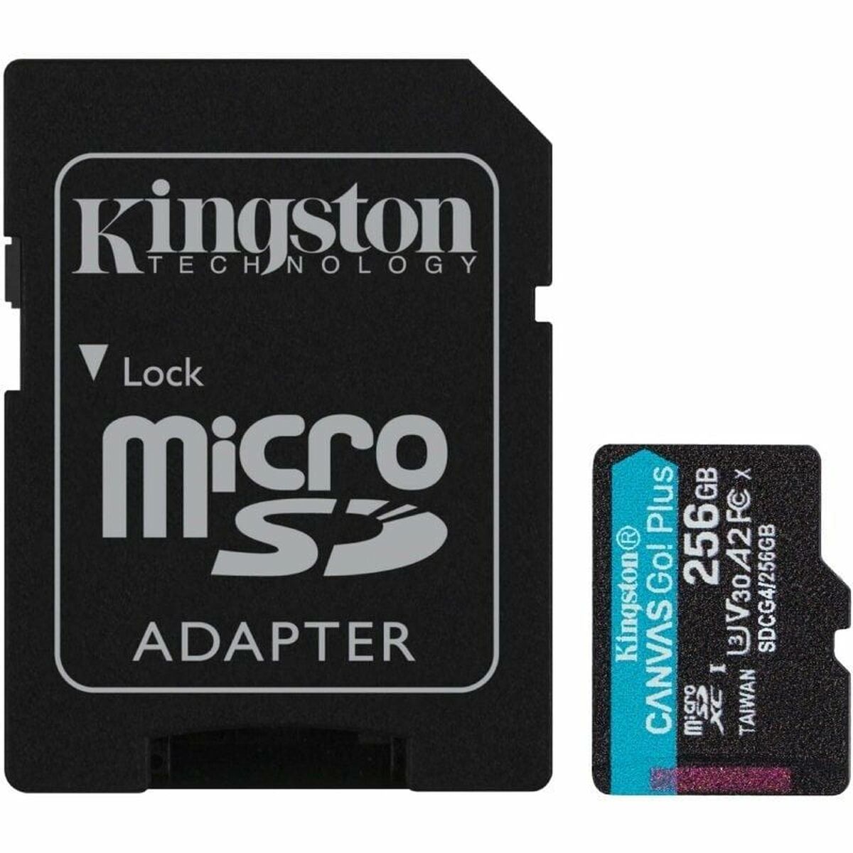 Scheda Di Memoria Micro SD con Adattatore Kingston CANVAS Go! Plus 256 GB