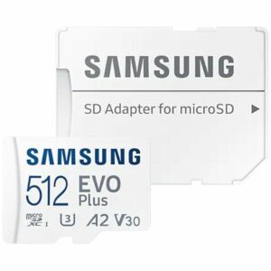 Scheda Di Memoria Micro SD con Adattatore Samsung EVO Plus 2023 512 GB