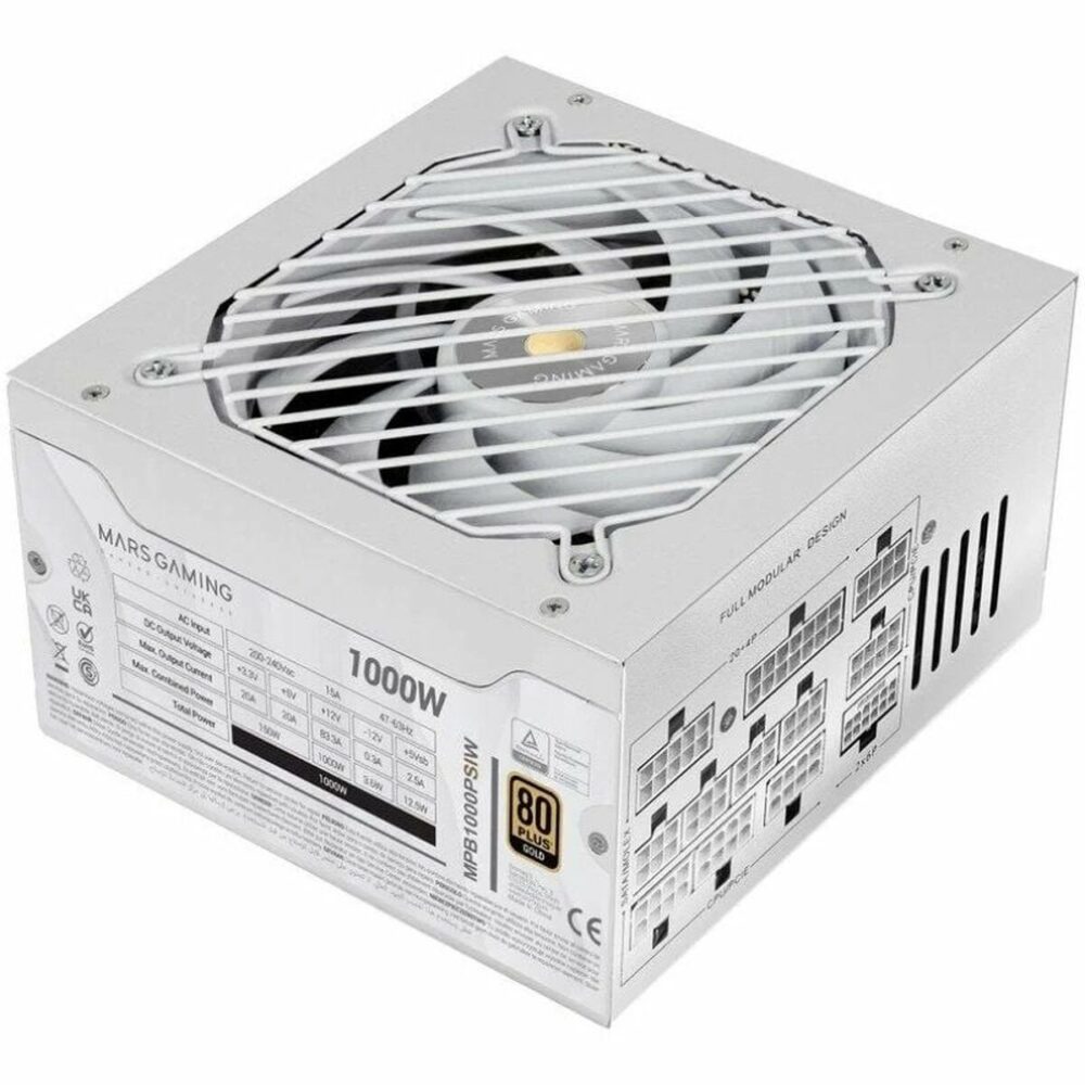 Fonte di Alimentazione Mars Gaming MPB1000PSIW ATX 1000 W 80 Plus Gold