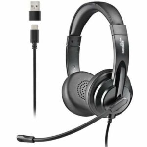 Auricolari NGS VOX605USBC Nero