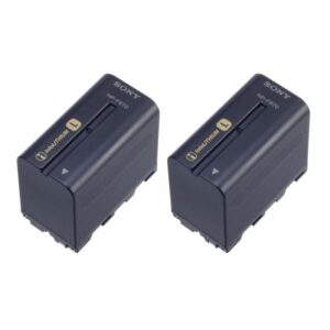 Sony 2NP-F970/B Batteria per fotocamera/videocamera Ioni di Litio 6600 mAh (SONY Battery Pack 2PAC 2 x NPF970)