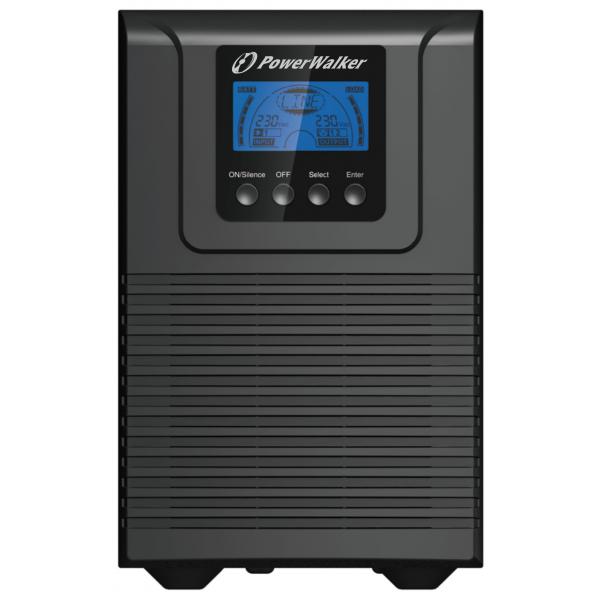 PowerWalker VFI 1000 TGB gruppo di continuità [UPS] Doppia conversione [online] 1 kVA 900 W 4 presa[e] AC (VFI 1000 TGB - UPS 1000VA/900W, Online - with Connector for ext. Battery Pack)