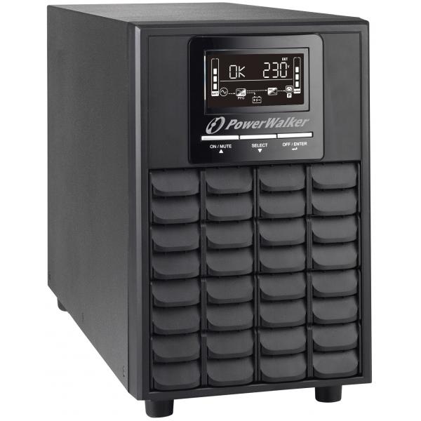 PowerWalker VFI 1000 CG PF1 gruppo di continuità [UPS] Doppia conversione [online] 1 kVA 1000 W 4 presa[e] AC (VFI 1000 CG PF1 - Online - 4 x C13 outlet - Warranty: 24M)