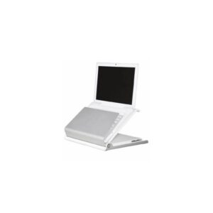 Humanscale L6 supporto per laptop Supporto per laptop e tablet Argento, Bianco (Humanscale L6 laptop stand Laptop & tablet stand Silver and White)