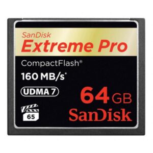 SanDisk 64GB Extreme Pro CF 160MB/s CompactFlash (COMPACT FLASH CARD 64GB - EXTREME PRO 160MB/S VERSION)