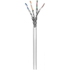 Microconnect KAB018-305 cavo di rete Grigio 305 m Cat6 S/FTP [S-STP] (S/FTP CAT6 305m Grey PVC, - Stranded wires Stranded, AWG - 27/7, CCA Non-terminated flexible data-/patchcable for Home/indoor using - Warranty: 300M)