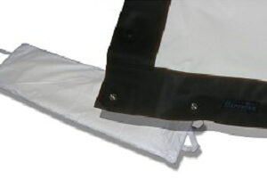 Sapphire AV SFFS305FRFABRIC Materiale dello schermo di proiezione Frontale Tessuto Bianco Opaco (SFFS305FRFABRIC Rapidfold Front Projection, Screen Fabric Only - 3m 4:3)