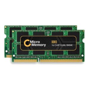 CoreParts MMA1112/16GB memoria 2 x 8 GB DDR3L 1600 MHz (16GB Memory Module 1600Mhz - DDR3 Major SO-DIMM - KIT - 2x8GB for Apple 1600MHz DDR3 MAJOR SO-DIMM - KIT 2x8GB - Warranty: 120M)