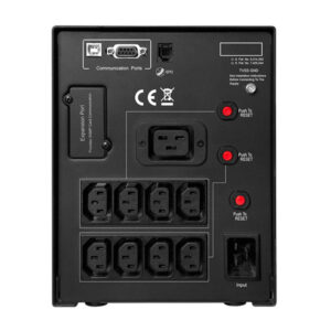 CyberPower PR2200ELCDSL gruppo di continuità [UPS] A linea interattiva 2,2 kVA 1980 W 9 presa[e] AC (CYBERPOWER PR2200ELCDSL Line-Interactive UPS 2200VA/1980W Sinewave PFC compatible AVR GreenPower Energy Saving Technology Management-SW SNMP Slot for RMCARD [2Years warranty])