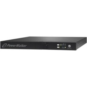 PowerWalker VFI 1000R/1U gruppo di continuità [UPS] Doppia conversione [online] 1 kVA 800 W 3 presa[e] AC (VFI 1000R/1U Online UPS 1000VA - 1000VA/800W - Online, only requires 1U, very slim - Warranty: 24M)