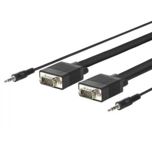 Vivolink PROVGAS15 cavo e adattatore video 15 m VGA [D-Sub] + 3.5mm Nero (PRO VGA + AUDIO M - M - . - Warranty: 1188M)