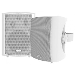 Vision SP-1800 altoparlante 3-vie Bianco Cablato 50 W (VISION Professional Pair 5.25 Wall Speakers - LIFETIME WARRANTY)