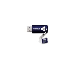 Integral INFD64GCRYDL3.0197 unità flash USB 64 GB USB tipo A 3.2 Gen 1 [3.1 Gen 1] Blu (64GB HARDWARE ENCRYPTED USB 3.0 DRIVE SECURE DUAL PASSWORD ADMINUSER 256 AES FIPS 197 CRYPTO INTEGRAL)
