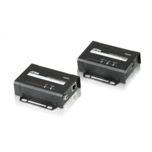 ATEN VE801-AT-E moltiplicatore AV Trasmettitore e ricevitore AV Nero (HDBaseT AV Extender, - Transmitter & Receiver single - Cat 5 - Warranty: 24M)
